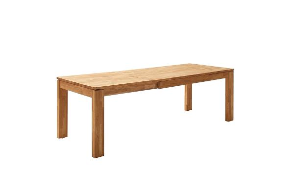 4-F-AZ-Tisch ANTHE  180(260) / 77 / 90 cm Kernbuche MASSIV geölt